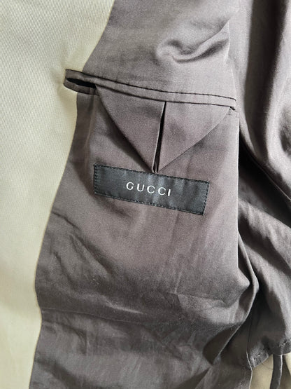 1998 Gucci Tom Ford Beige Cotton Blazer