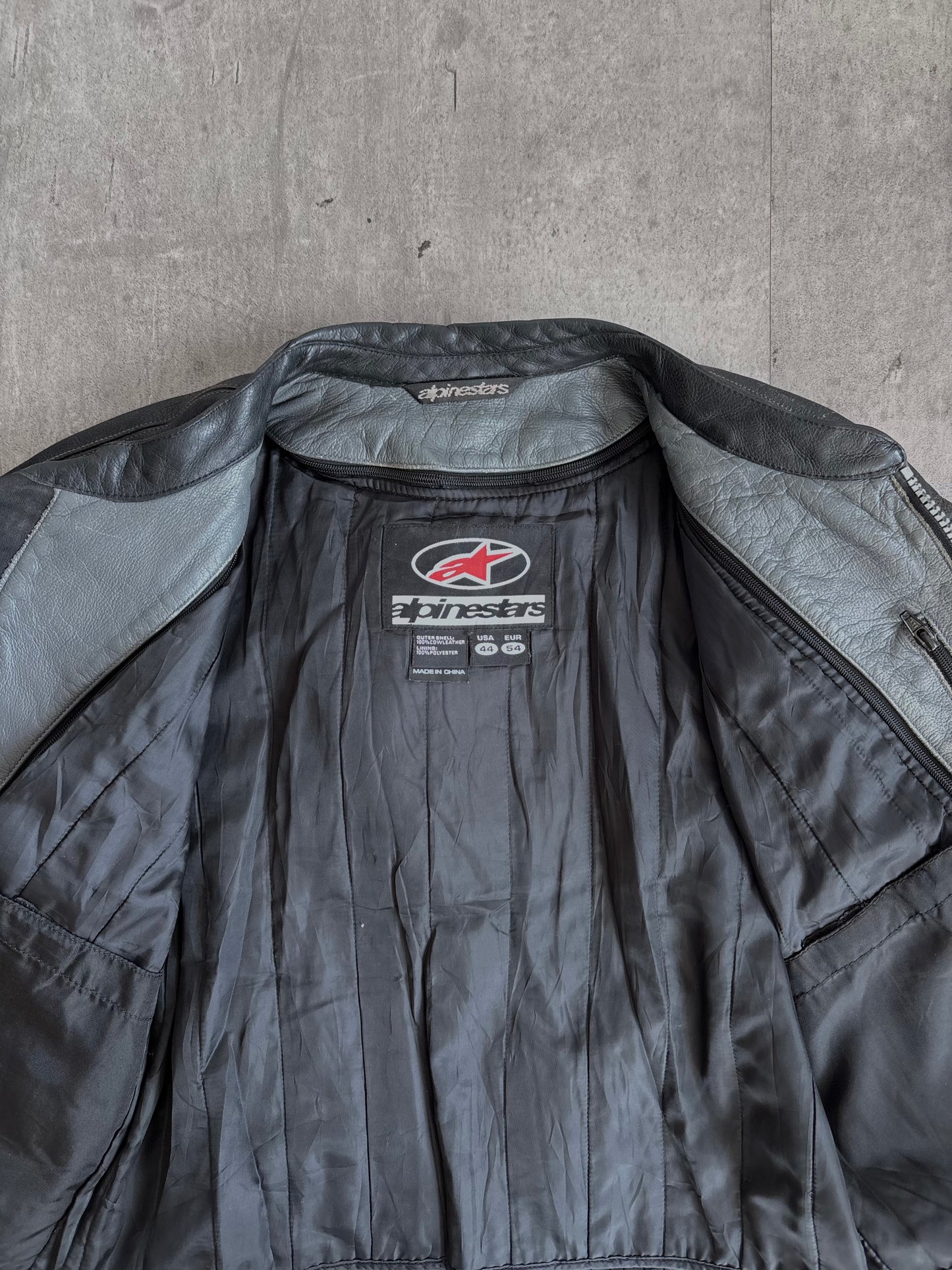 Alpinestars Grey 2000s Motor Jacket