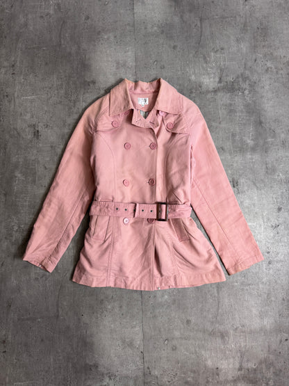 Takeo Kikuchi Pink Trench Coat