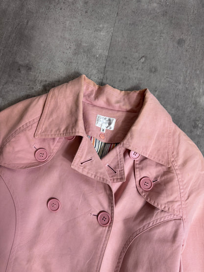 Takeo Kikuchi Pink Trench Coat