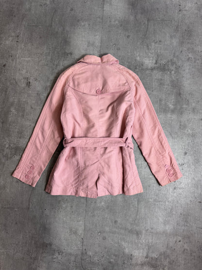 Takeo Kikuchi Pink Trench Coat