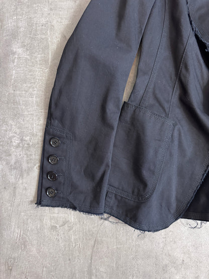 Junya Watanabe x Comme des Garçons Black Distressed Blazer