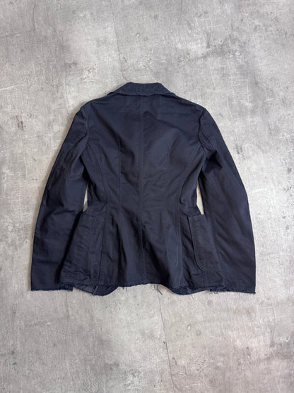 Junya Watanabe x Comme des Garçons Black Distressed Blazer