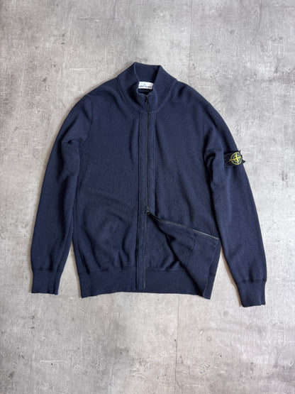 A/W 2015 Stone Island Black Zip Up Sweater
