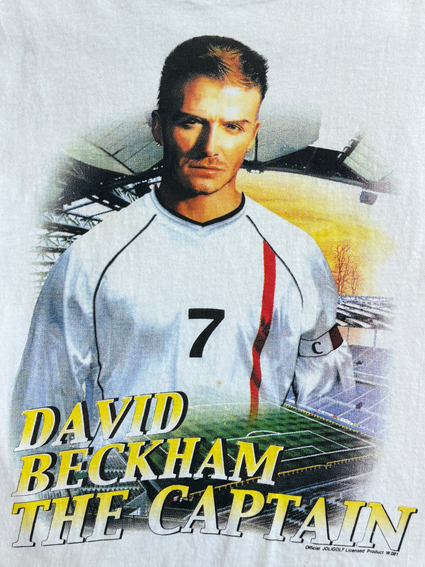 90s David Beckham 'The Captain' Graphic Tee