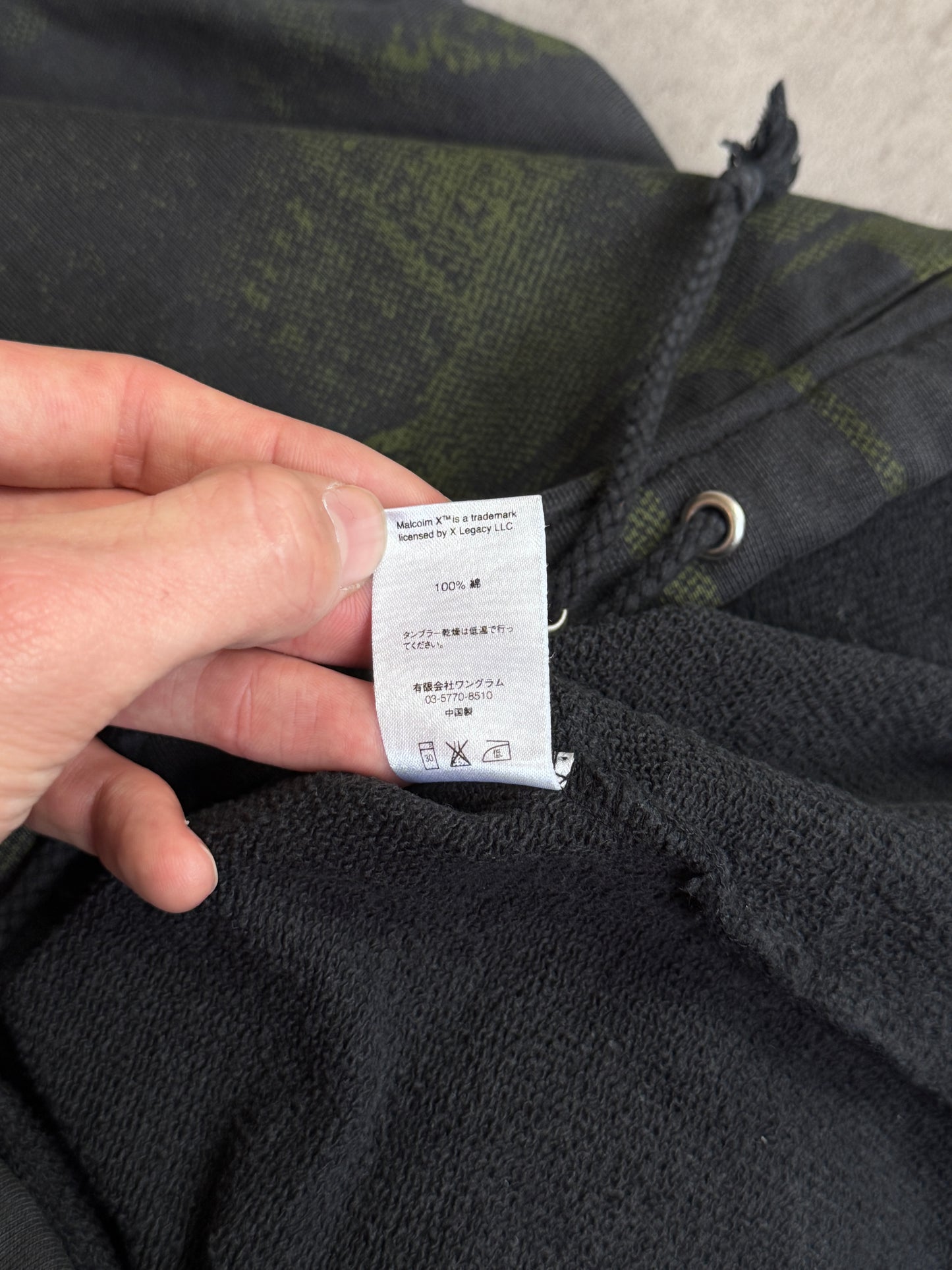 S/S 2015 Supreme Malcom X Graphic Hoodie