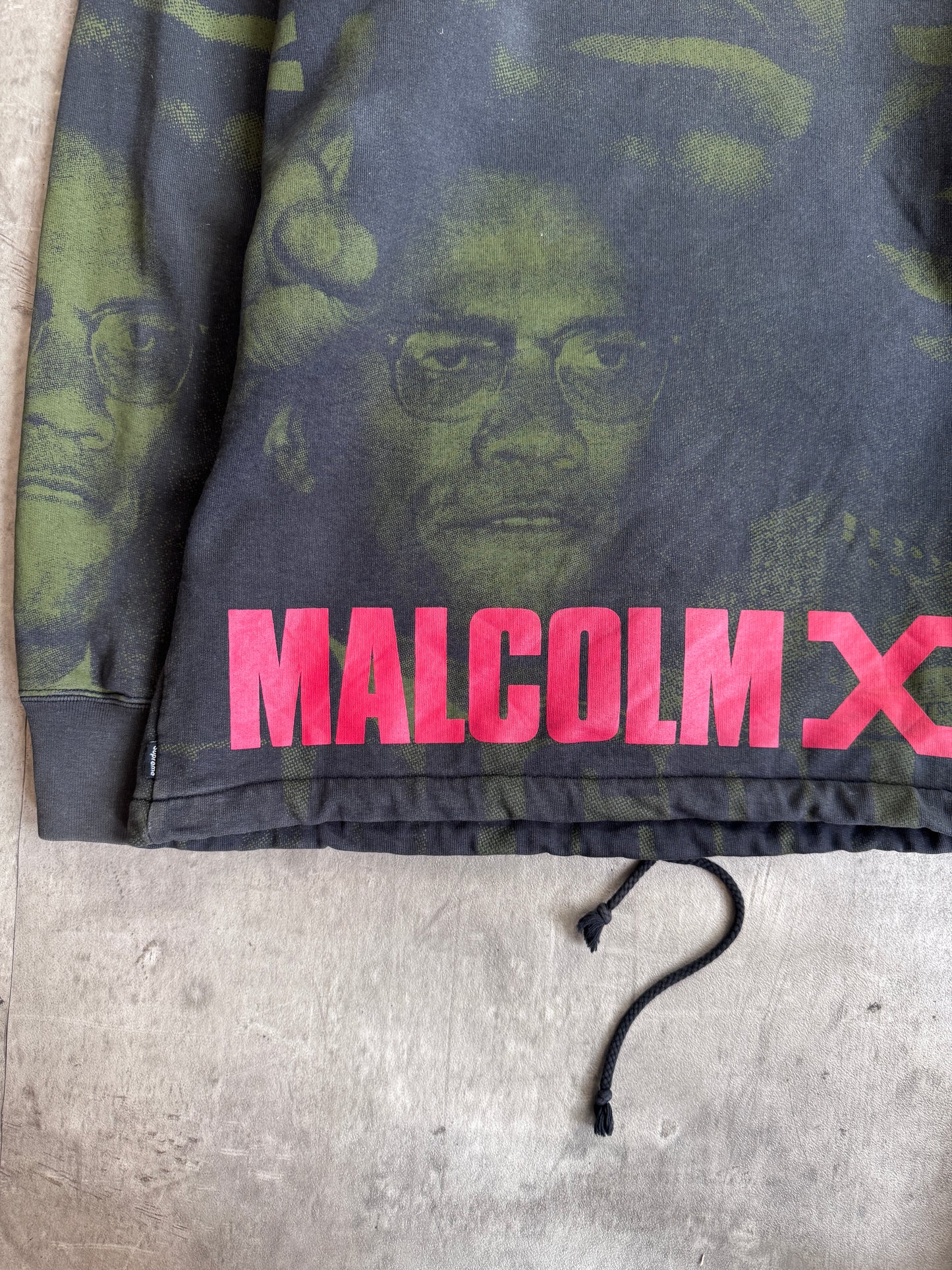 S/S 2015 Supreme Malcom X Graphic Hoodie