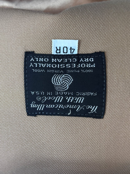 1990s Christian Dior Silk Lined Camel Double Breasted Trench Coat