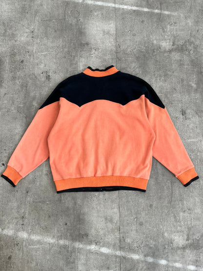 Issey Miyake Hai Sporting Gear Two Tone Varsity Jacket