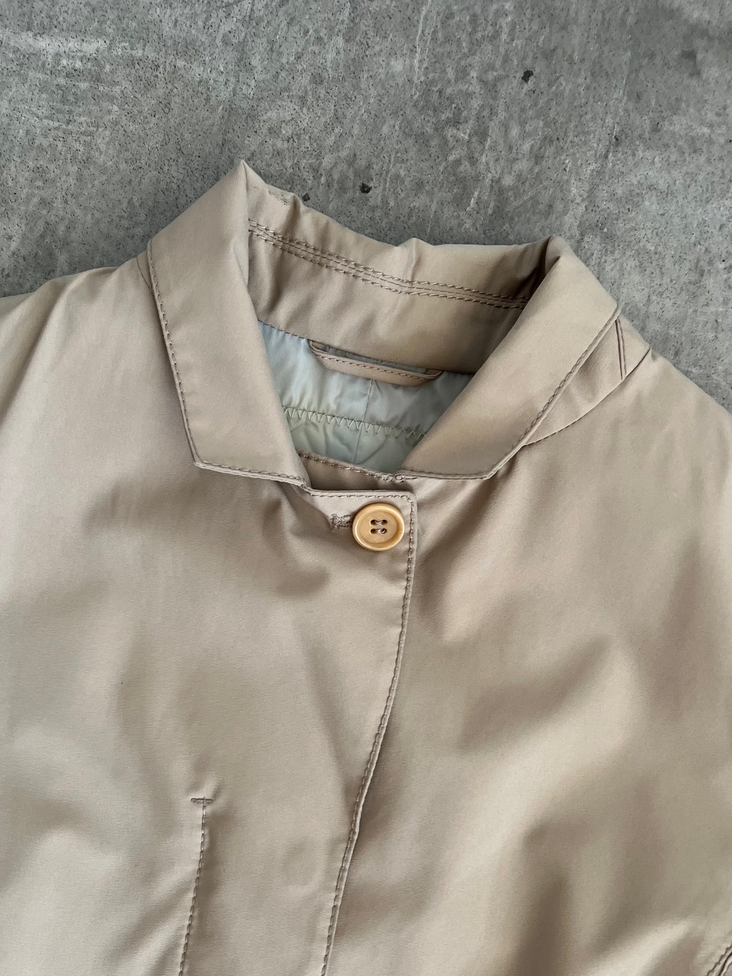 S/S 2004 Prada Sport Gore-Tex Beige Circle Darted Jacket
