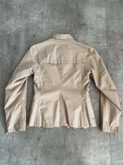 S/S 2004 Prada Sport Gore-Tex Beige Circle Darted Jacket