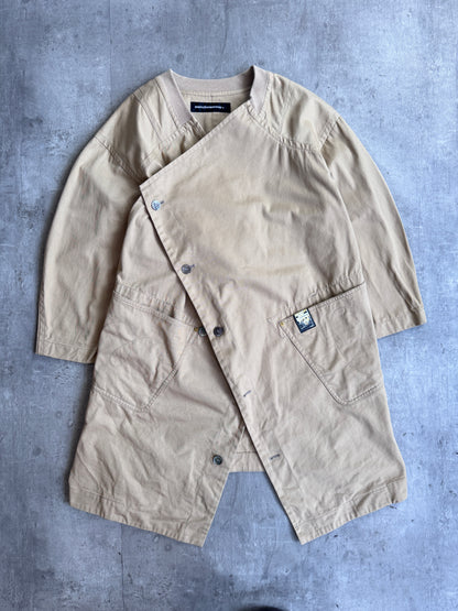 Issey Miyake Mercibeaucoup Asymmetric Beige Coat