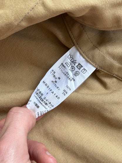 Issey Miyake Mercibeaucoup Asymmetric Beige Coat