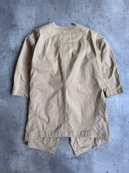 Issey Miyake Mercibeaucoup Asymmetric Beige Coat