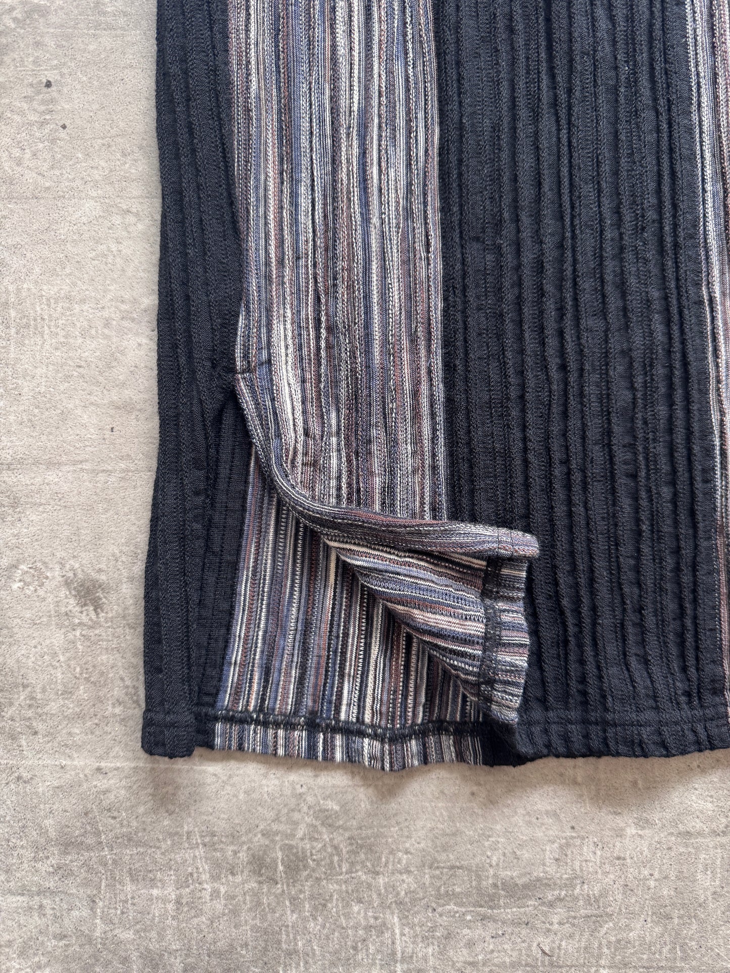 Issey Miyake Hai Sporting Gear Ribbed Stripe Detail Two Piece
