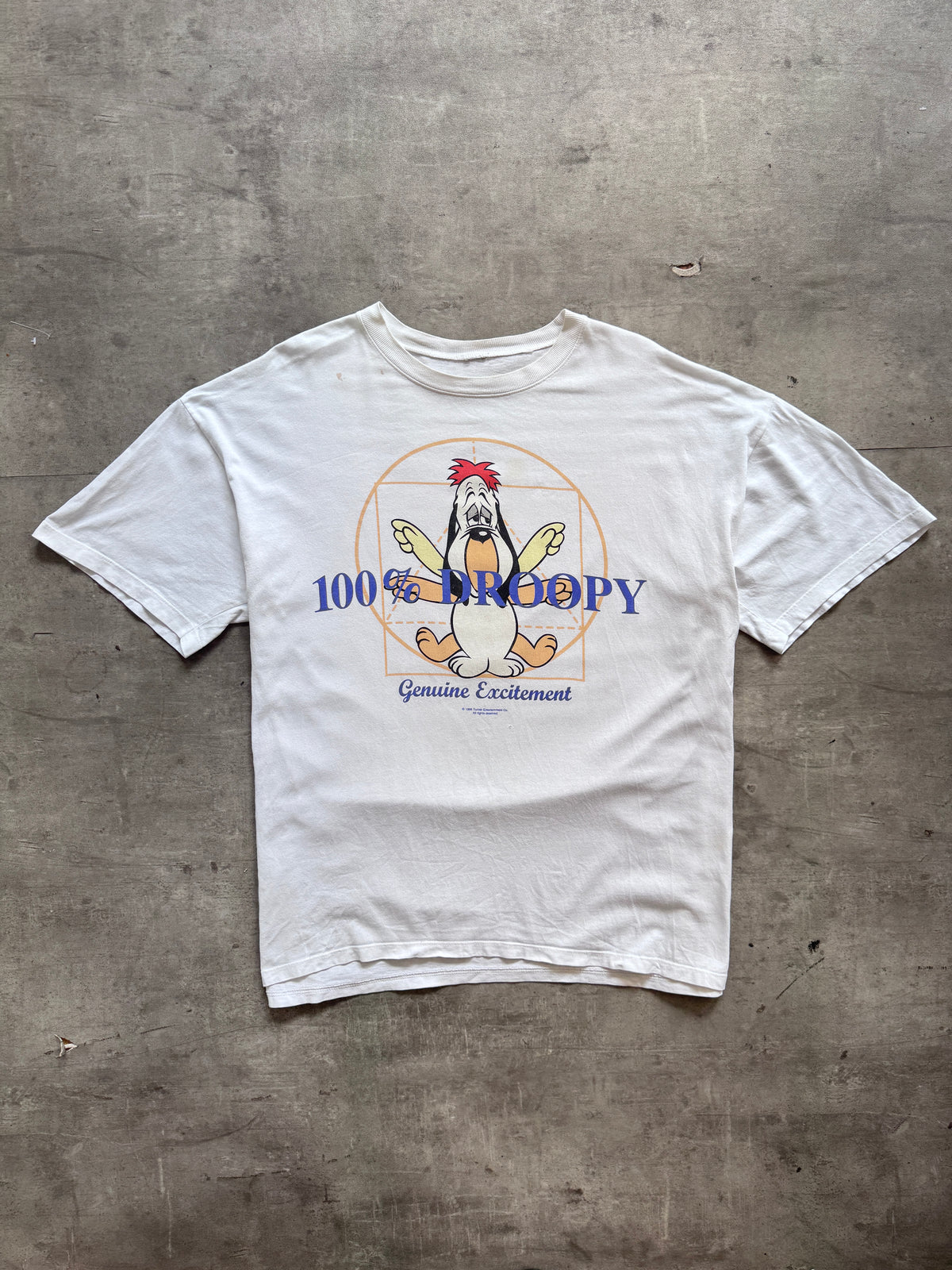 1996 100% Droopy Graphic Tee (sold as seen)