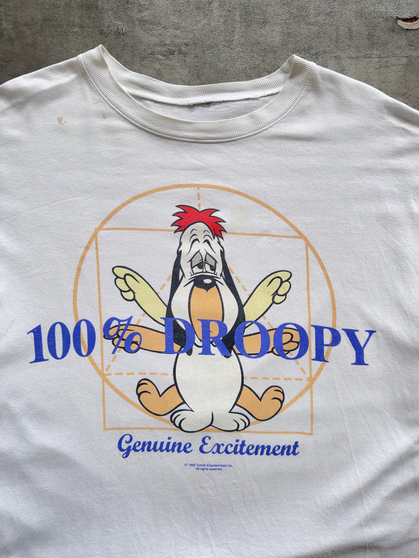 1996 100% Droopy Graphic Tee (sold as seen)