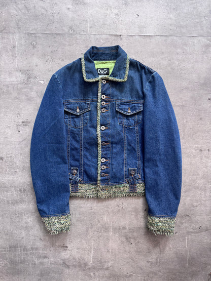 Dolce and Gabbana Trim Detail Denim Jacket