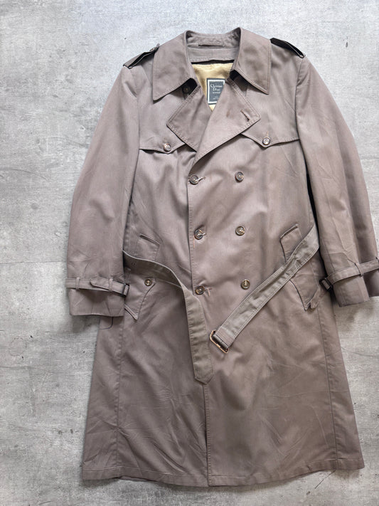 1980s Christian Dior Grown Double Breasted Trenchcoat (SOLD AS SEEN)