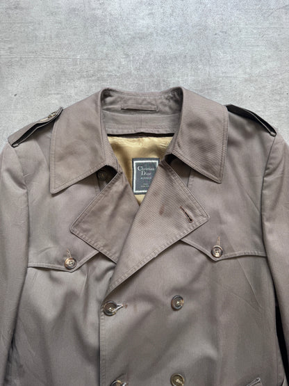 1980s Christian Dior Grown Double Breasted Trenchcoat (SOLD AS SEEN)