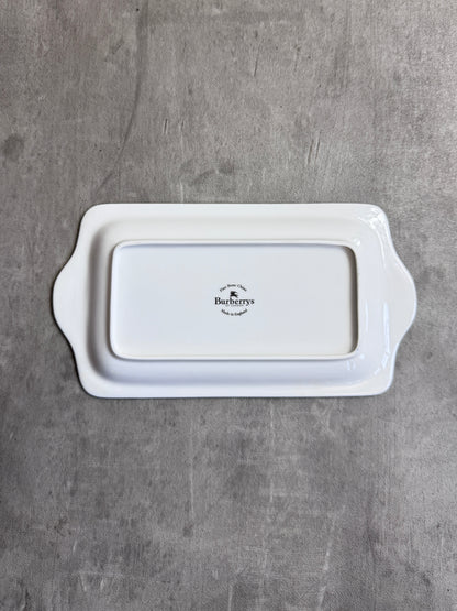 Burberry Nova Check Navy Fine Bone China Tray
