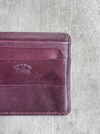 Gucci Sherry Line Bi-Fold Leather Wallet