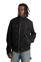 Gianfranco Ferrè Blackout Multi Pocket Leather Jacket