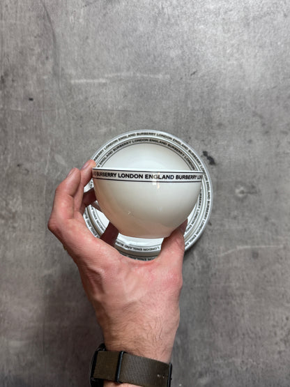 Burberry Spellout Logo Fine Bone China Tea Set