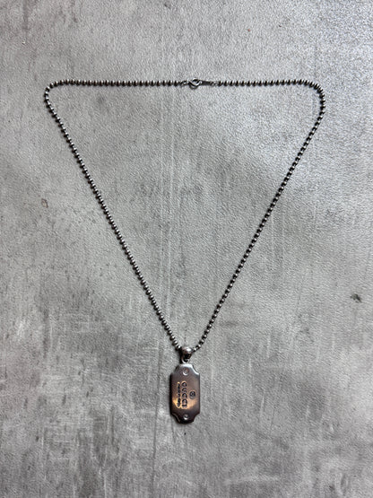 Gucci Silver Pendent Necklace