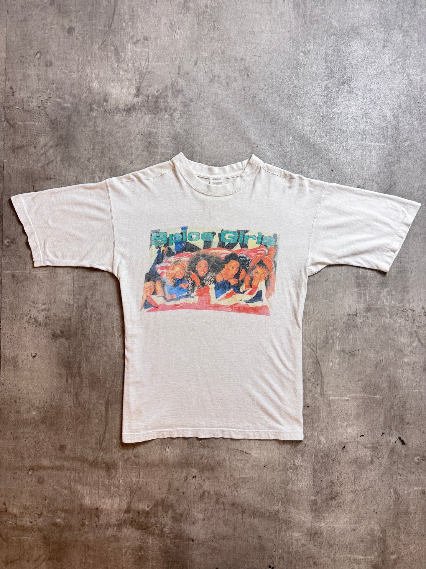 90s Spice Girls Faded Graphic Tee