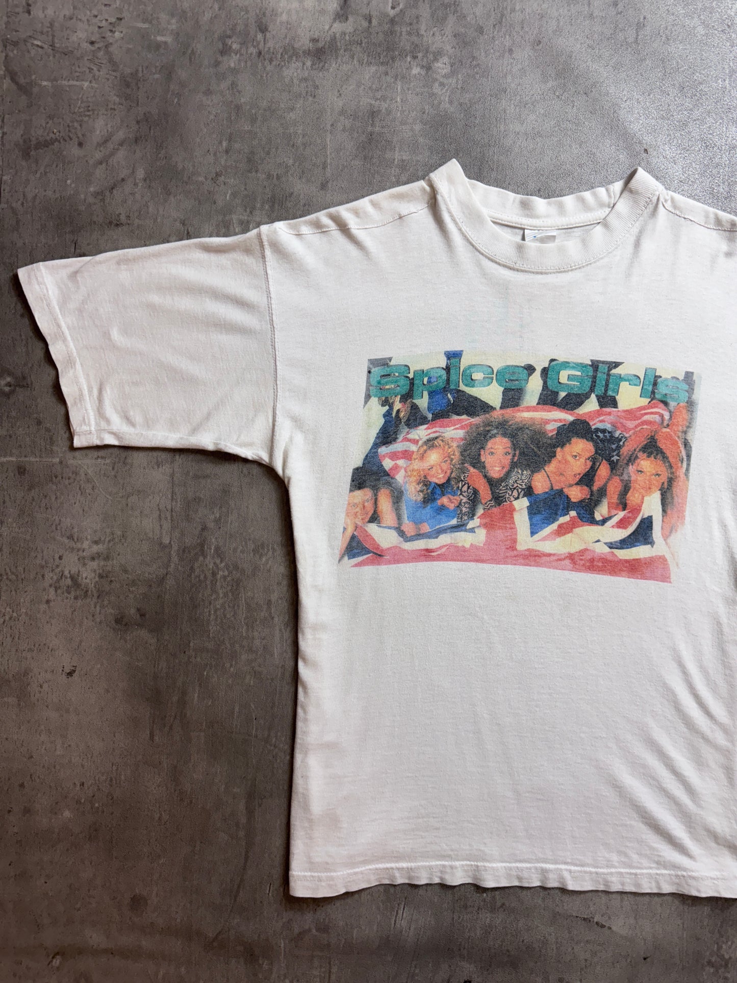 90s Spice Girls Faded Graphic Tee