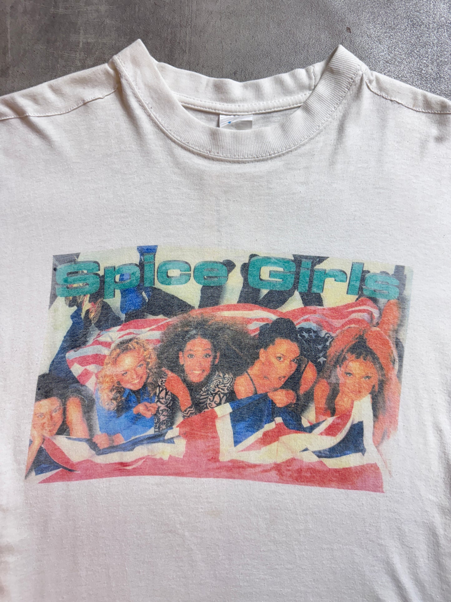 90s Spice Girls Faded Graphic Tee