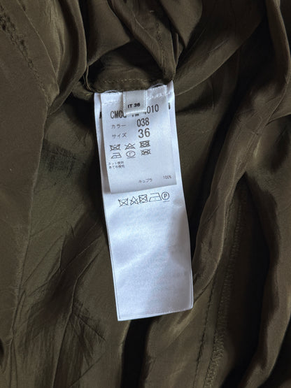 McQ Alexender McQueen Lightweight Khaki Overcoat
