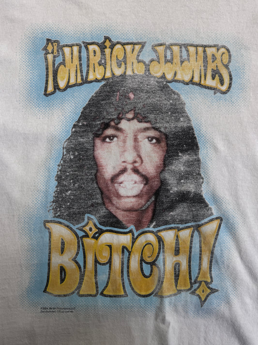 2004 Rick James B*tch Faded Graphic Tee