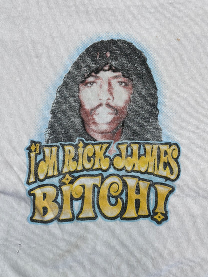 2004 Rick James B*tch Faded Graphic Tee