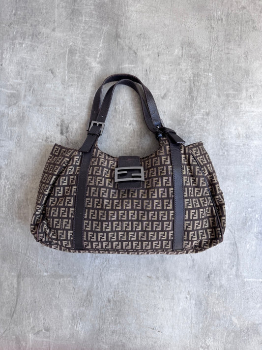 Fendi Zucchino Vitello Shoulder Bag