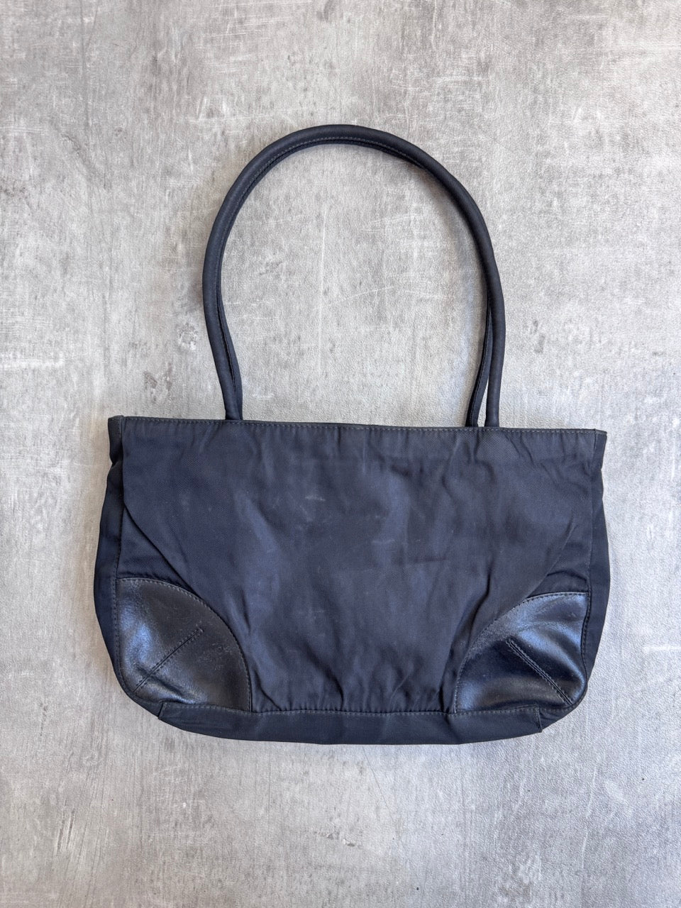 Prada Tessuto Black Nylon Hand Bag