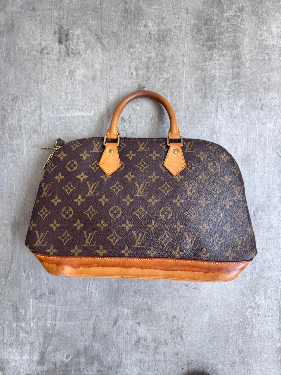 Louis Vuitton Alma Leather Bag