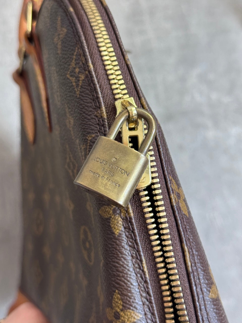 Louis Vuitton Alma Leather Bag
