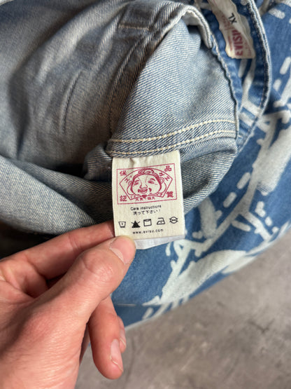 Evisu Heritage Diacock Print Denim Jacket