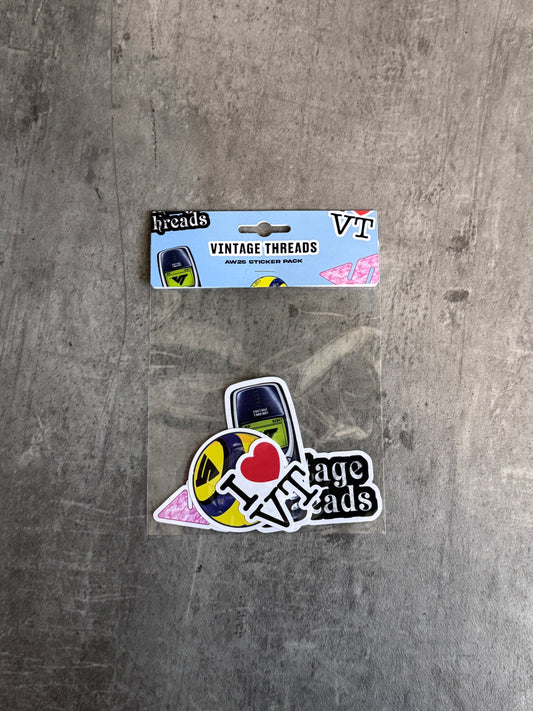 Vintage Threads Sticker Pack