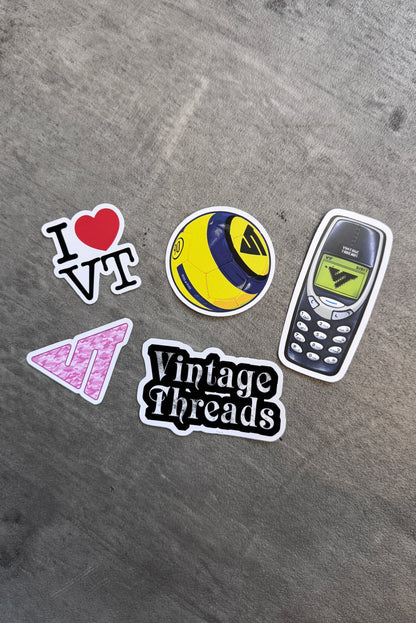 Vintage Threads Sticker Pack