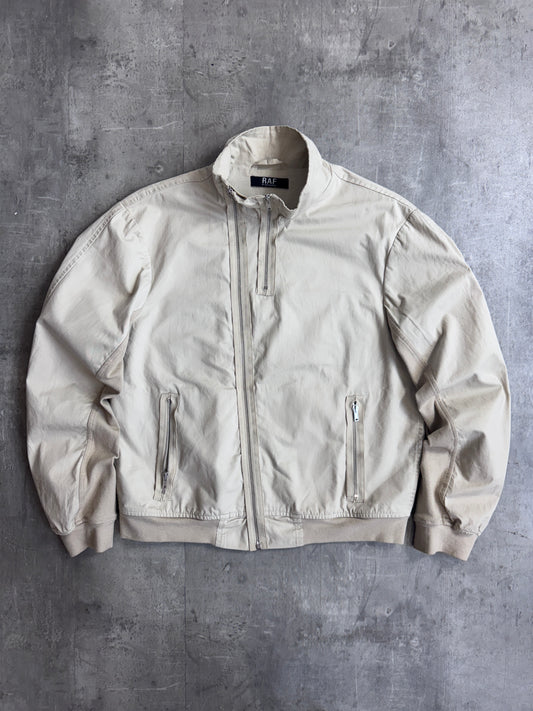 RAF by Raf Simons Zipper Detail Canvas Jacket