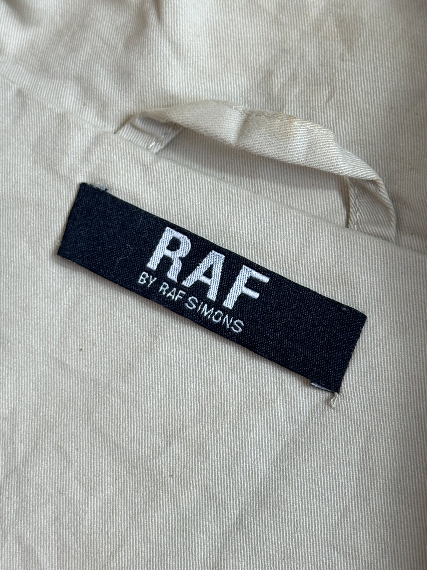 RAF by Raf Simons Zipper Detail Canvas Jacket