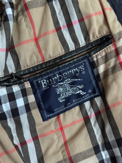 Burberry Mid Length Leather Jacket