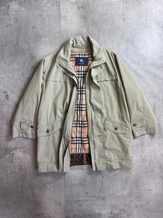 Burberry Modular Quilt Liner Grey Field Parka