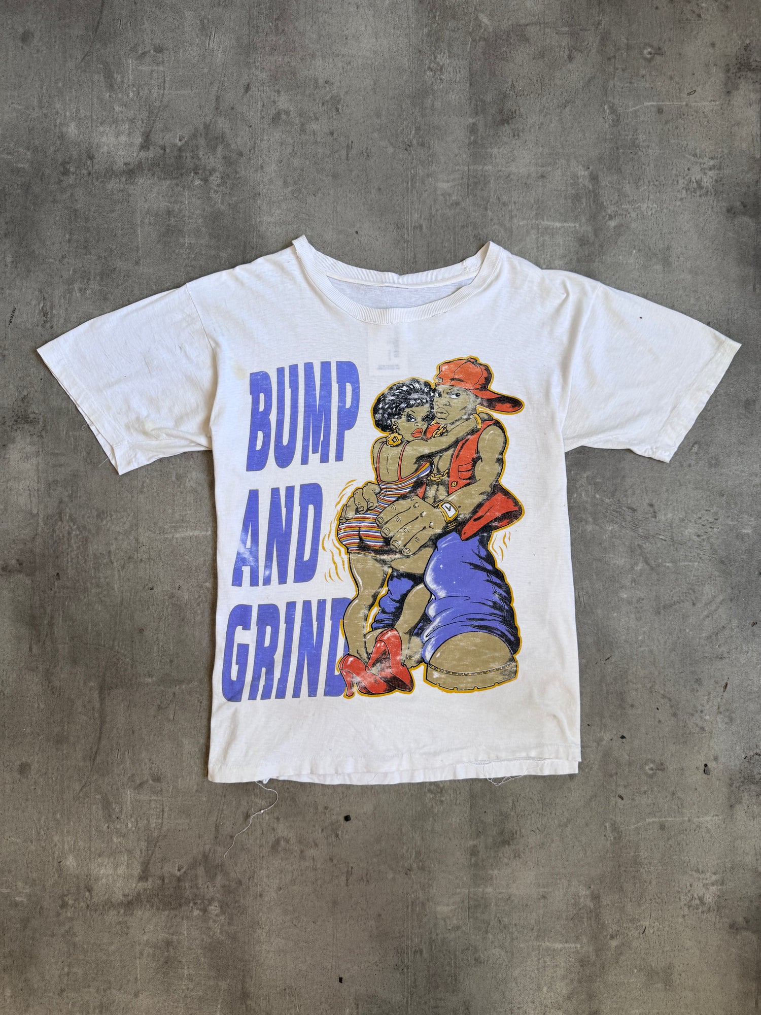 1990's 'Bump & Grind' Single Stitch Jumbo Graphic Tee