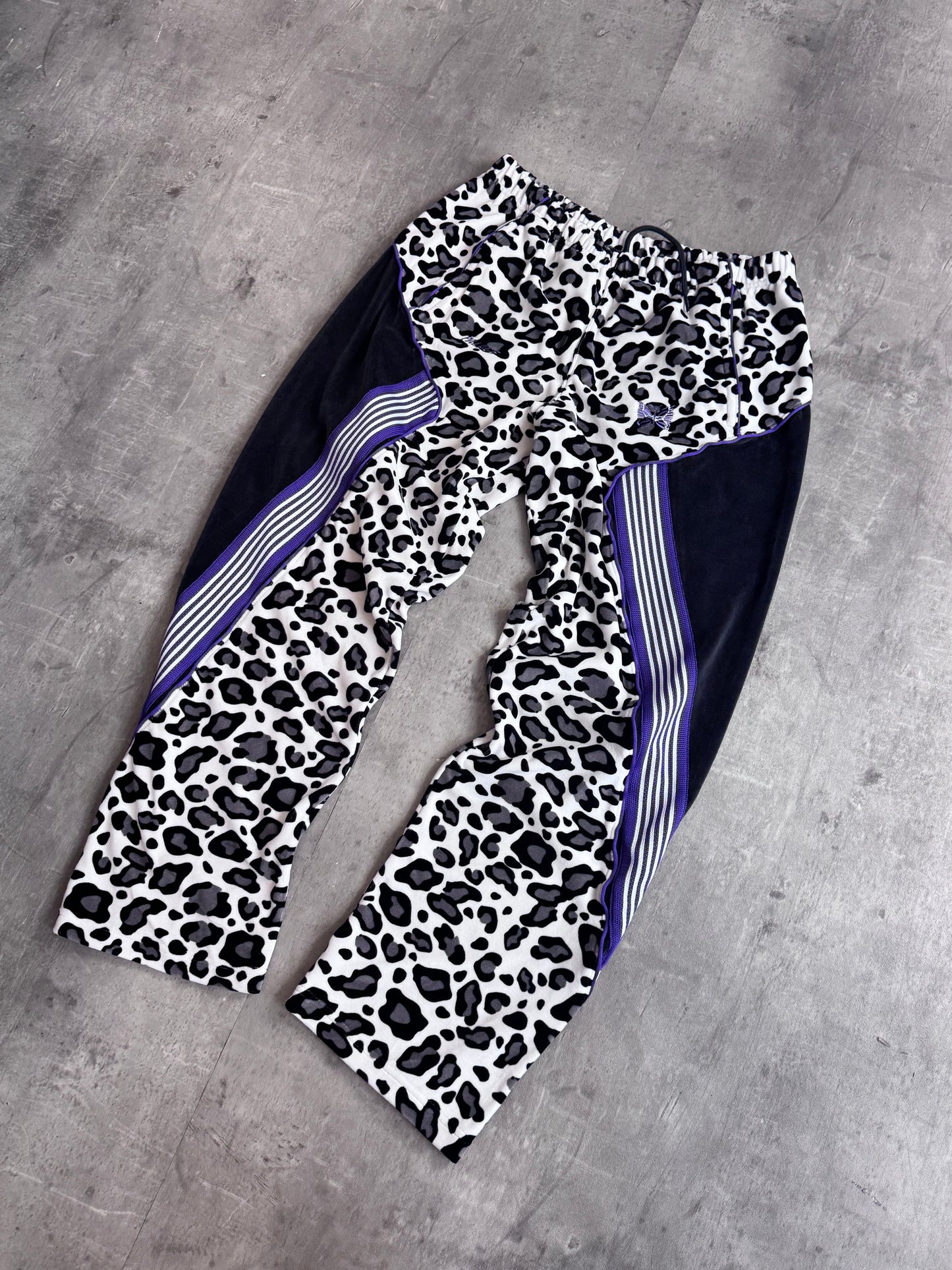 Deadstock Palace x Needles Snow Leopard Print Trackies