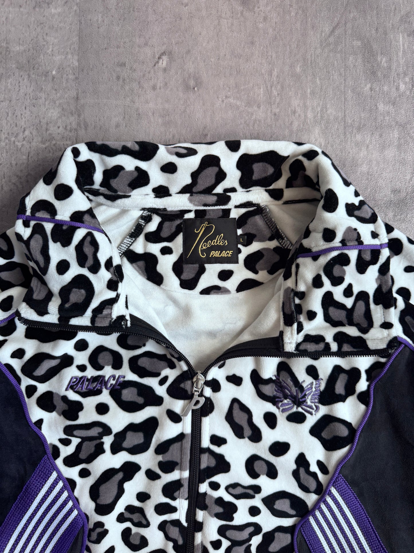 Palace x Needles Snow Leopard Print Jacket