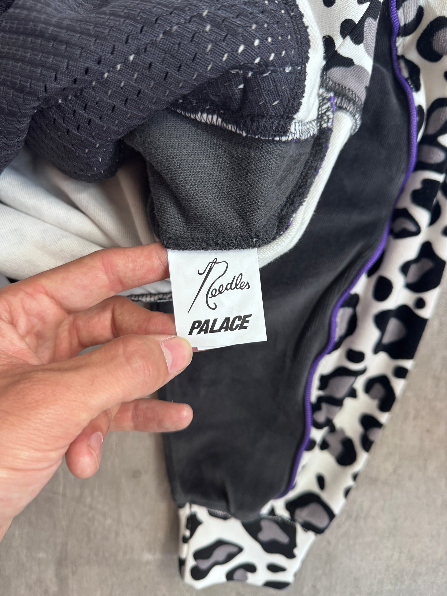 Palace x Needles Snow Leopard Print Jacket
